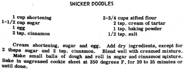 Snicker Doodles