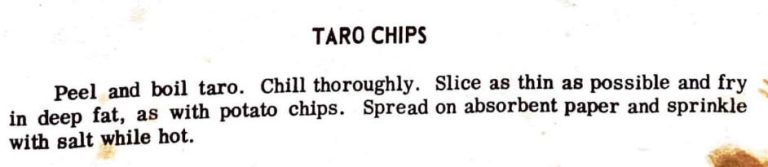 Taro Chips