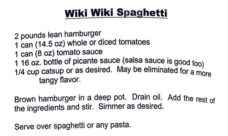 Wiki Wiki Spaghetti
