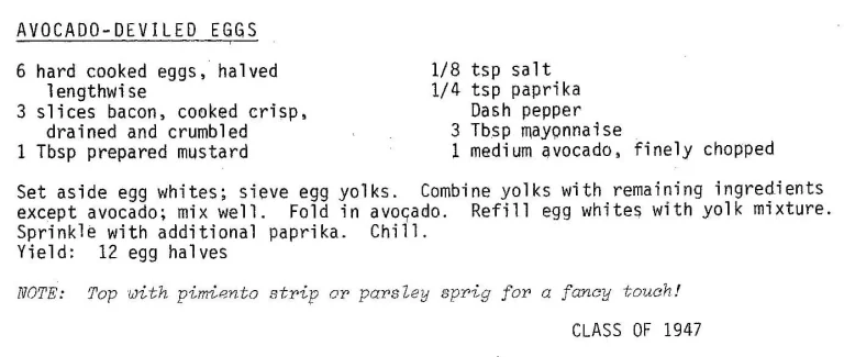 Avocado-Deviled Eggs