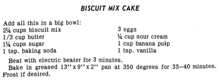 Biscuit Mix Cake #2