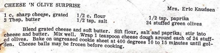 Cheese ‘N Olive Surprise