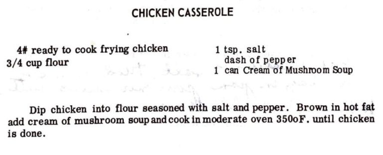 Chicken Casserole