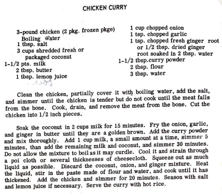 Chicken Curry