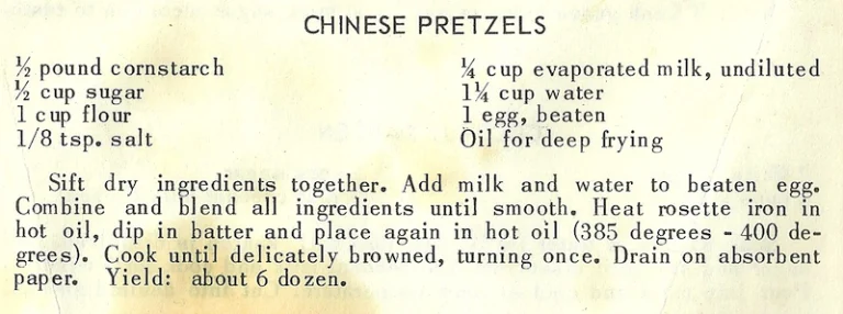Chinese Pretzels