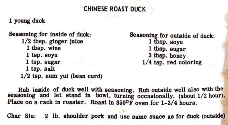 Chinese Roasted Duck