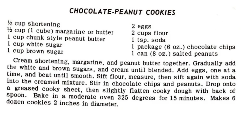 Chocolate-Peanut Cookies