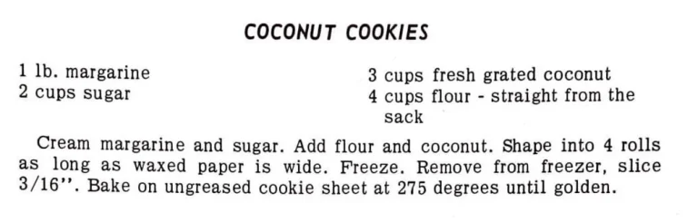Coconut Cookies