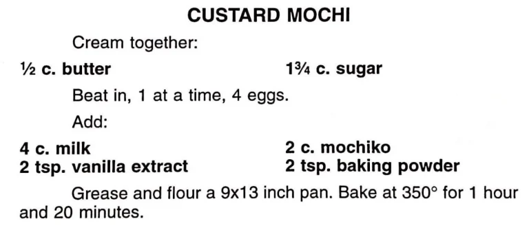 Custard Mochi #2