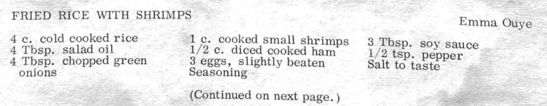 Fried Rice With Shrimps