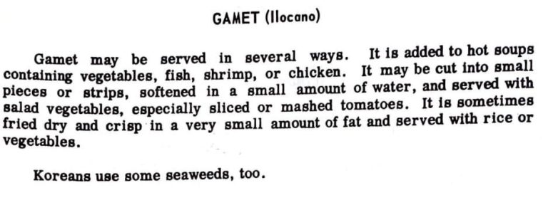 Gamet (Ilocano)