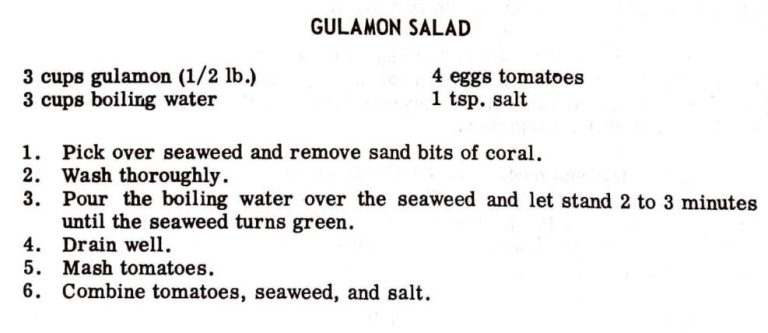 Gulamon Salad