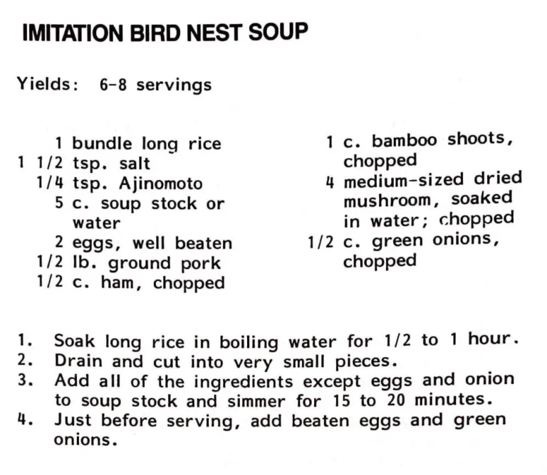 Imitation Bird Nest Soup