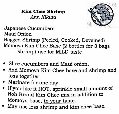 Kim Chee Shrimp