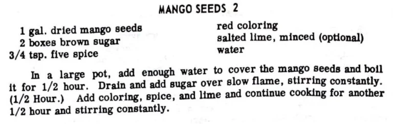 Mango Seeds 2