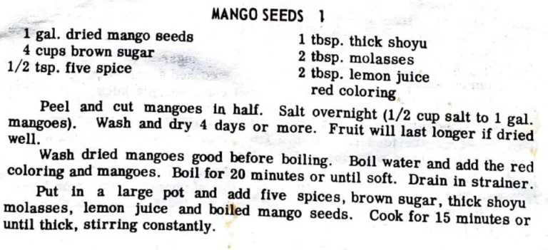Mango Seeds 1