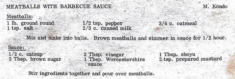 Meatballs With Barbecue Sauce