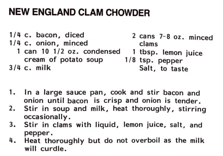 New England Clam Chowder