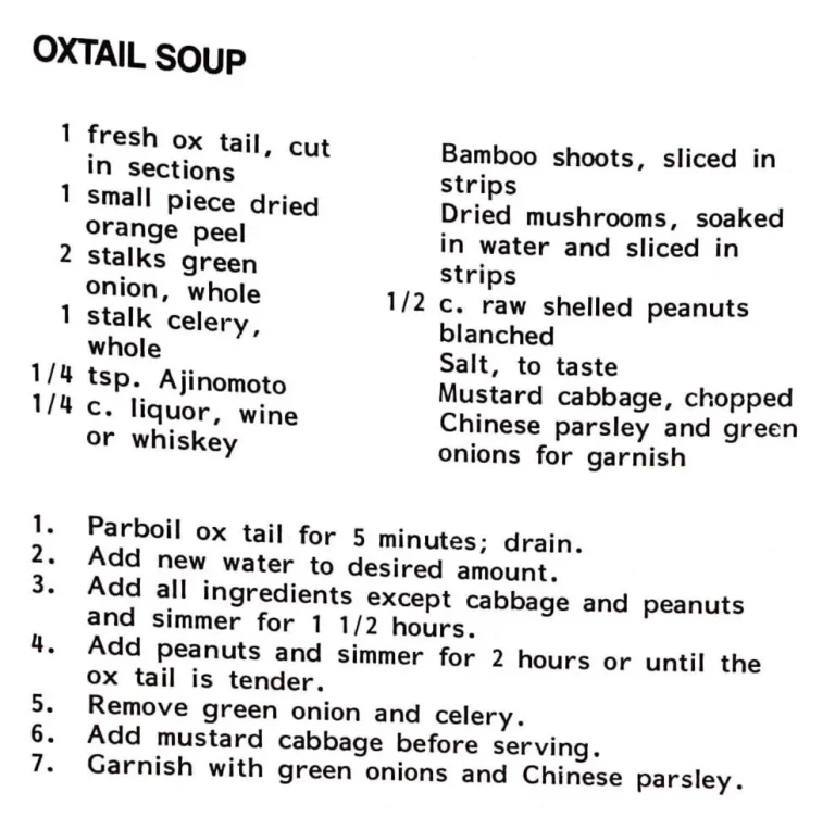 Oxtail Soup #2