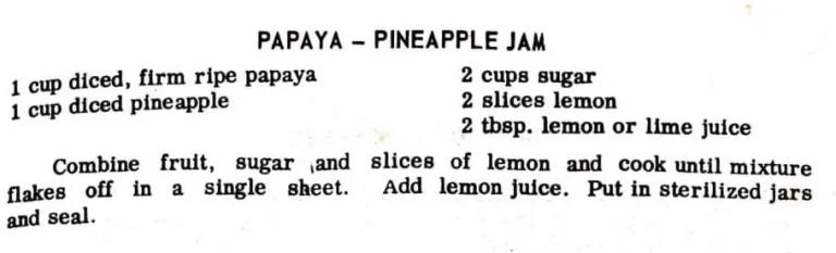 Papaya-Pineapple Jam