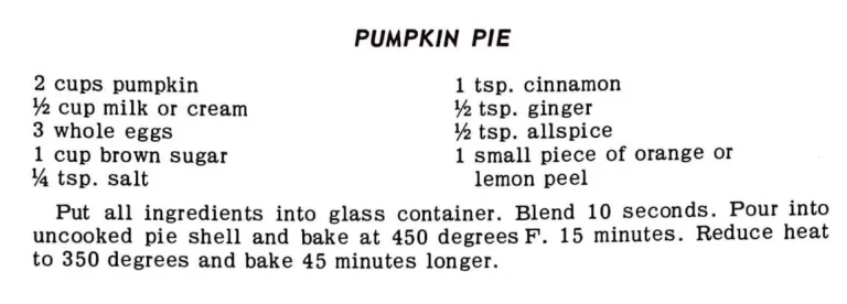 Pumpkin Pie