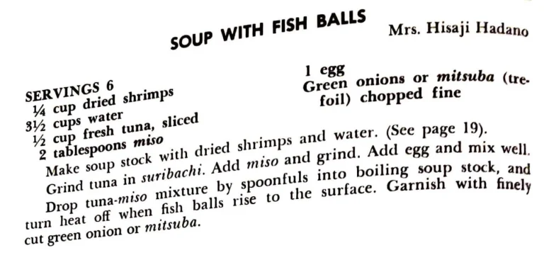 Soup With Fish Balls