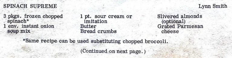 Spinach Supreme
