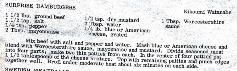 Surprise Hamburgers