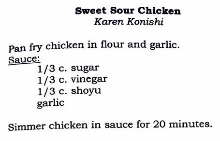Sweet Sour Chicken