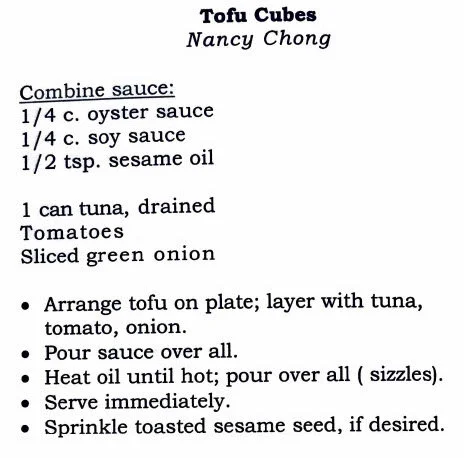 Tofu Cakes