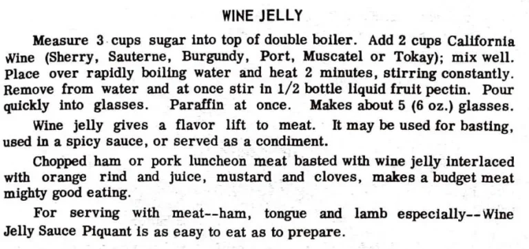 Wine Jelly