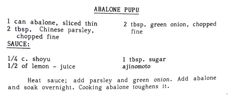 Abalone Pupu