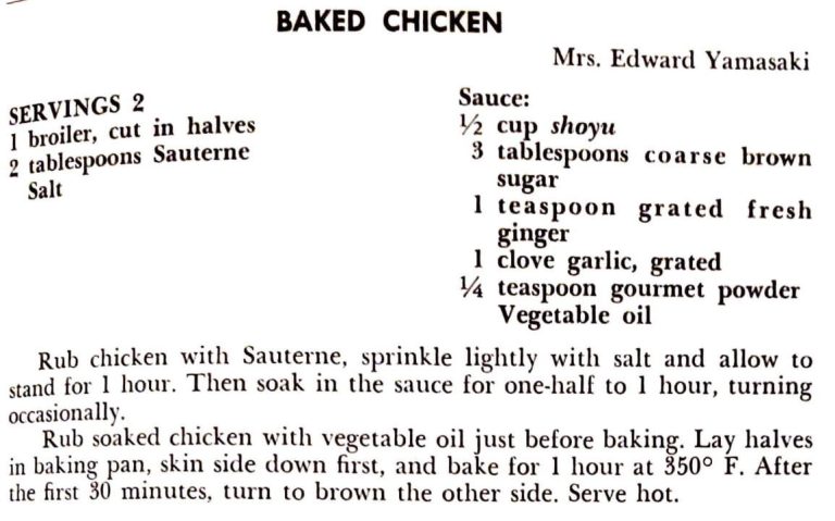 Baked Chicken