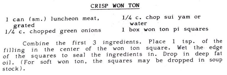 Crisp Won Ton #6
