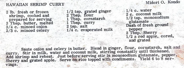 Hawaiian Shrimp Curry #2