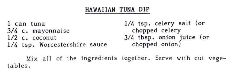 Hawaiian Tuna Dip