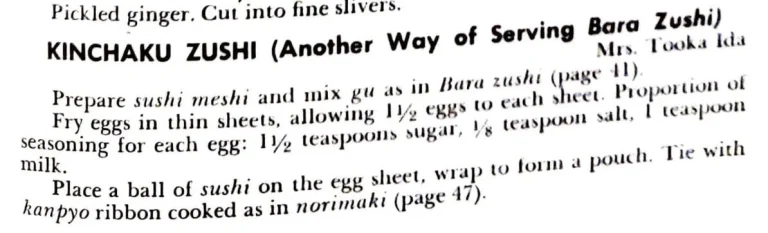 Kinchaku Zushi (Another Way of Serving Bara Zushi)