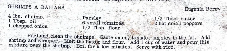Shrimps a Bahiana