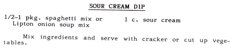 Sour Cream Dip