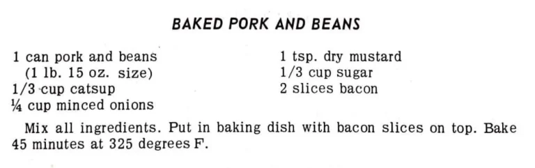 Baked Pork and Beans