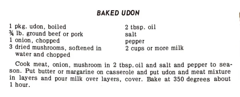 Baked Udon