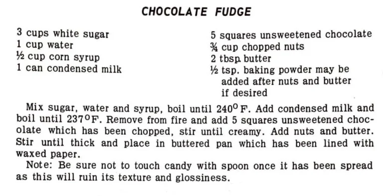 Chocolate Fudge