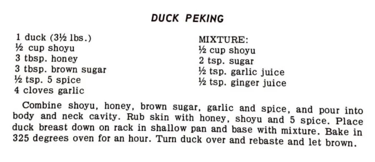 Duck Peking