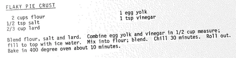 Flaky Pie Crust