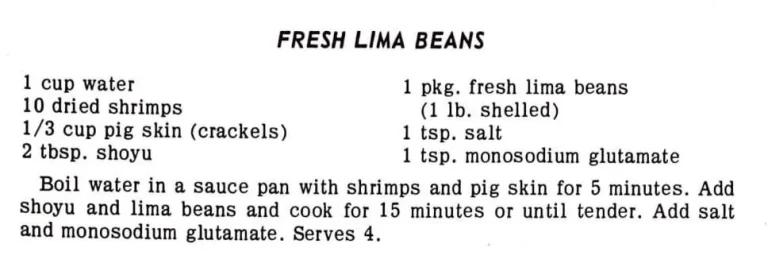 Fresh Lima Beans