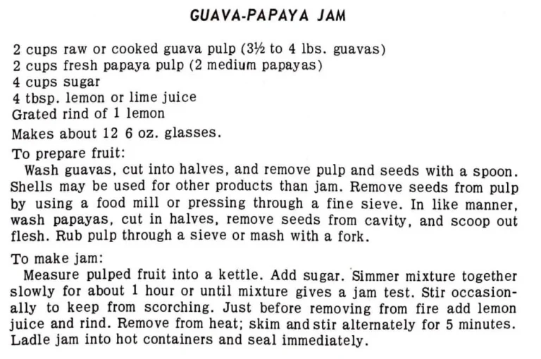Guava-Papaya Jam