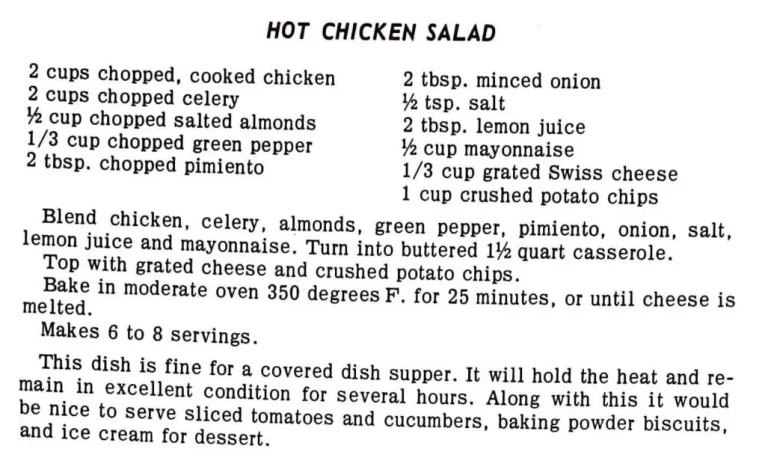 Hot Chicken Salad