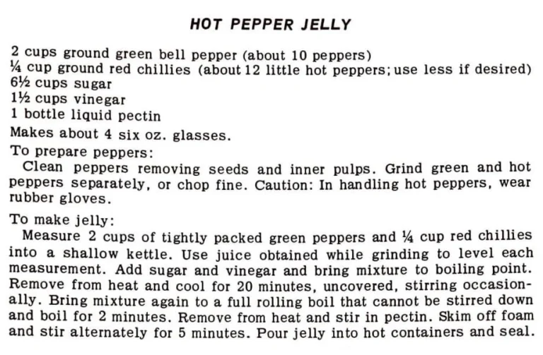 Hot Pepper Jelly