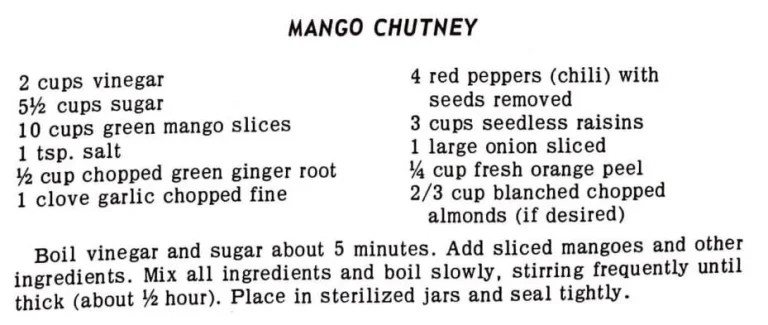 Mango Chutney