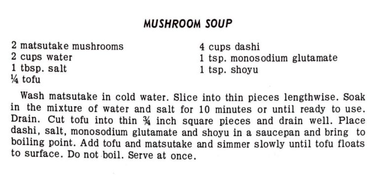 Mushroom Soup